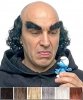 Gargamel realistyczne sztuczne brwi na klej do kostiumu i charakteryzacji